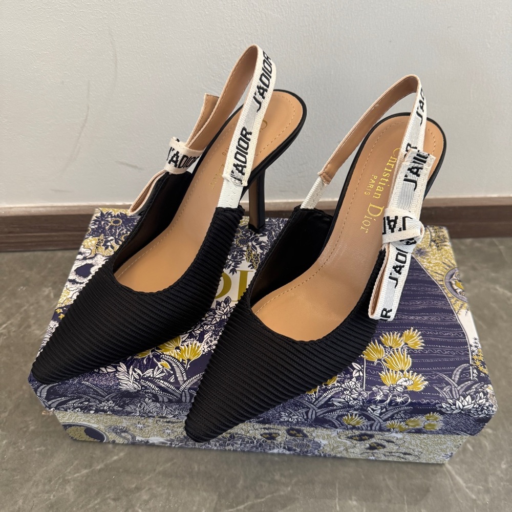 Dior Black Heels Size 6
